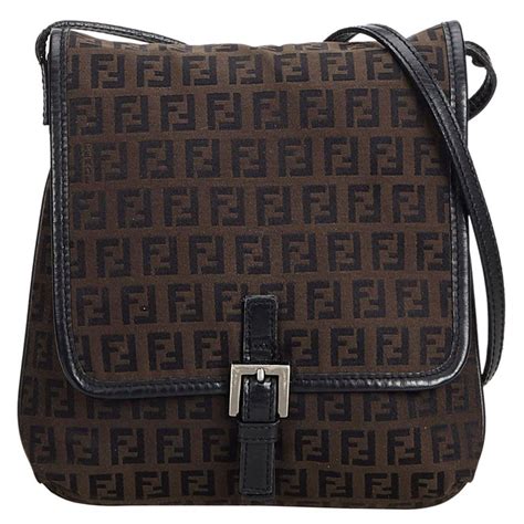 brown and black fendi bag|dark brown fendi fabric.